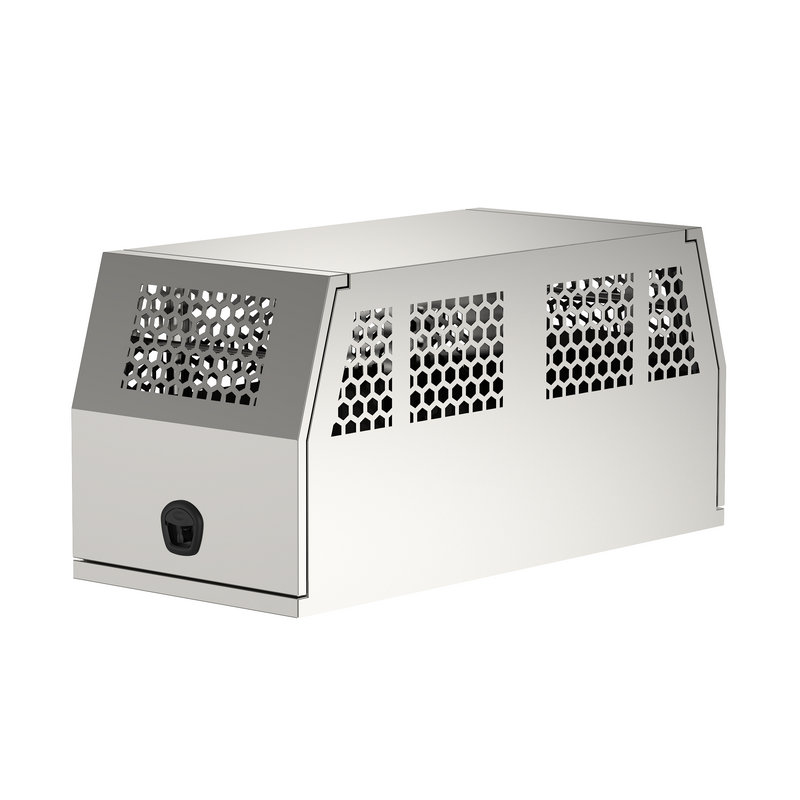Aluminium Dog Cage 800mm (1)