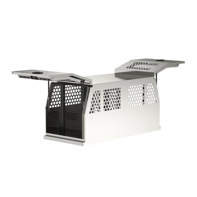 Aluminium Dog Cage 800mm (2)