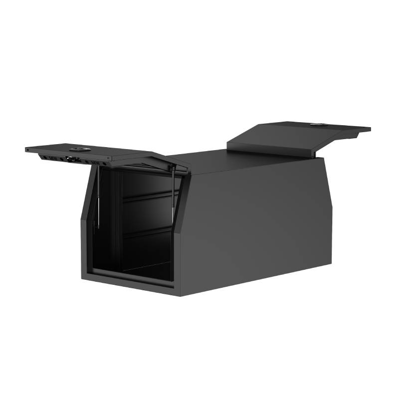 Aluminium Ute Canopy Flat Plate Canopy 1000 Long -Black Edition (2)