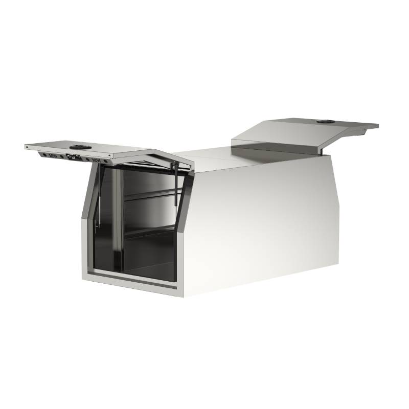 Aluminium Ute Canopy Flat Plate Mini Canopy 1000 Long (2)