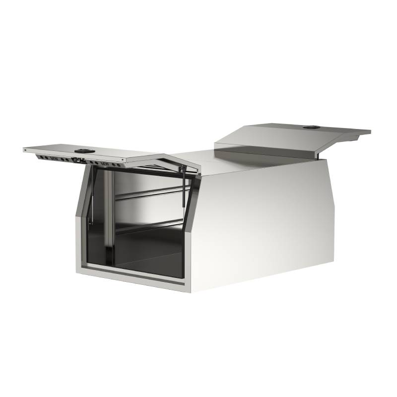 Aluminium Ute Canopy Flat Plate Mini Canopy 1200 Long (2)