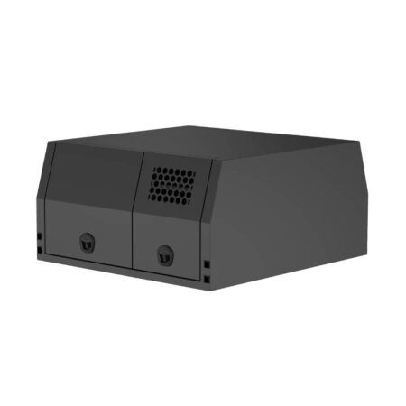 Aluminium Jack Off Ute Canopy Flat Plate Canopy 1650mm with Dog Box - Black Edition