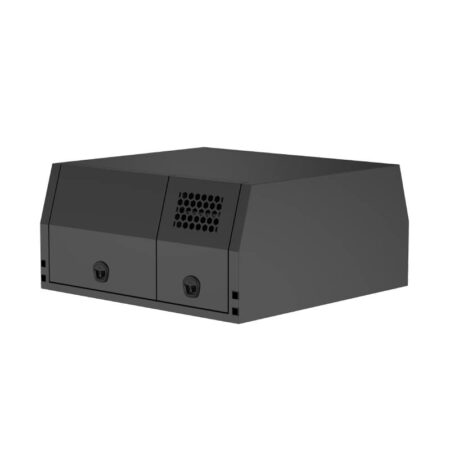 Aluminium Jack Off Ute Canopy Flat Plate Canopy 1800mm with Dog Box - Black Edition
