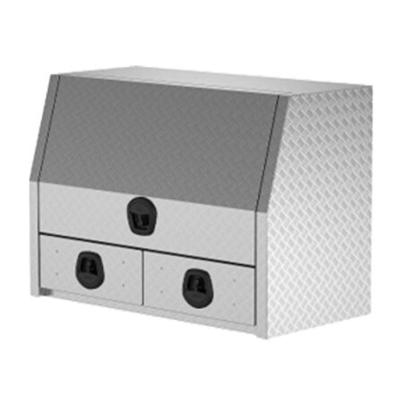 Aluminium Toolbox Front Opening Toolbox With 2 Drawers (FIC 2 Drawers)