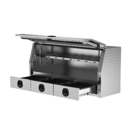 Aluminium Toolbox Front Opening Toolbox With 3 Drawers (FIC 3 Drawers)