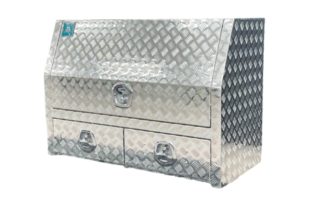 Aluminium Toolbox Front Opening Toolbox With 2 Drawers (FIC 2 Drawers)