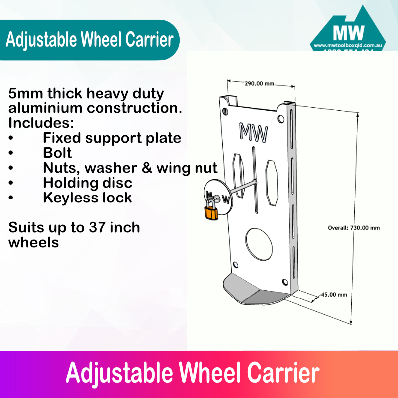adjustable wheel carrier -2