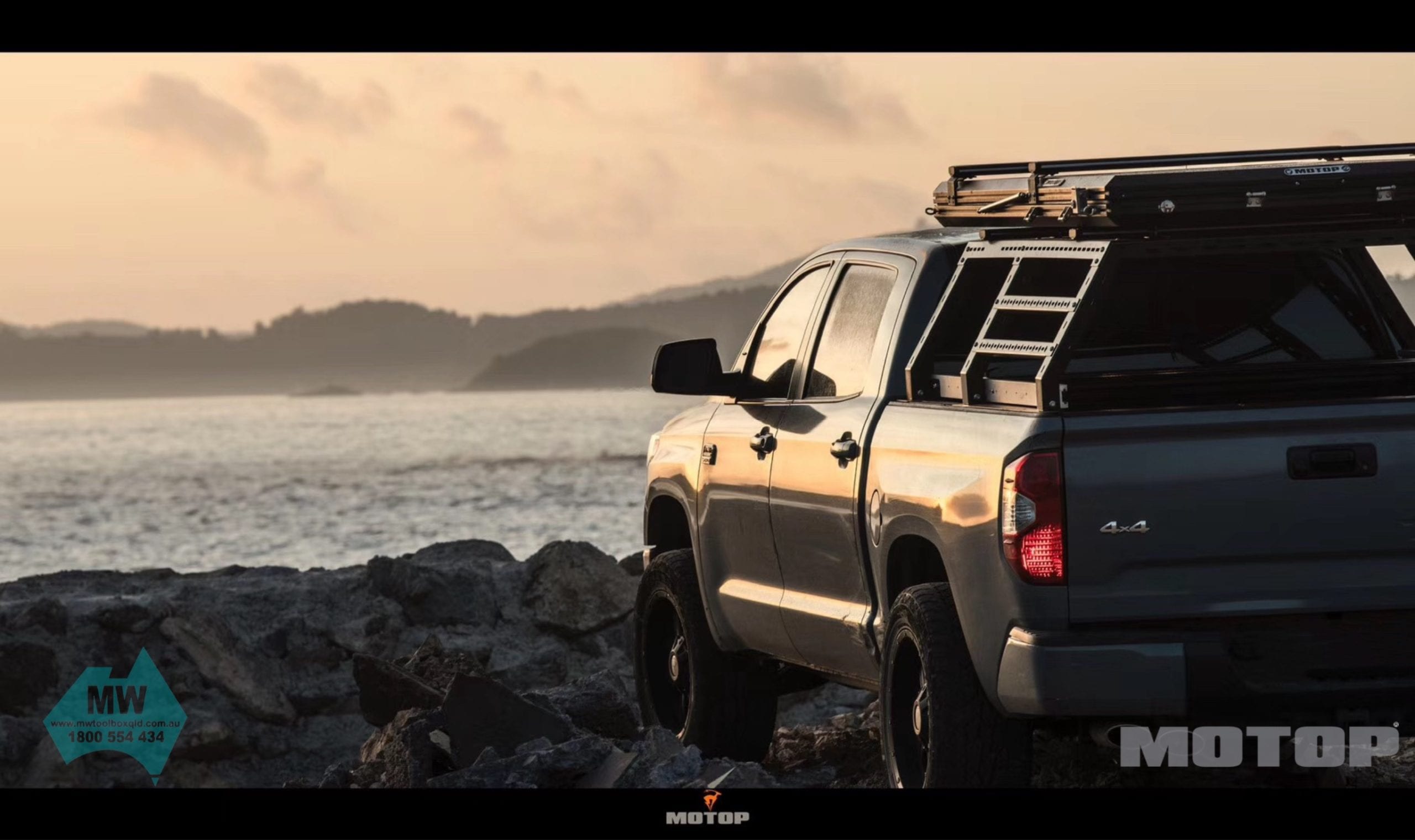 Motop Roof Top Tent Mt 120 V4 Mw Toolbox