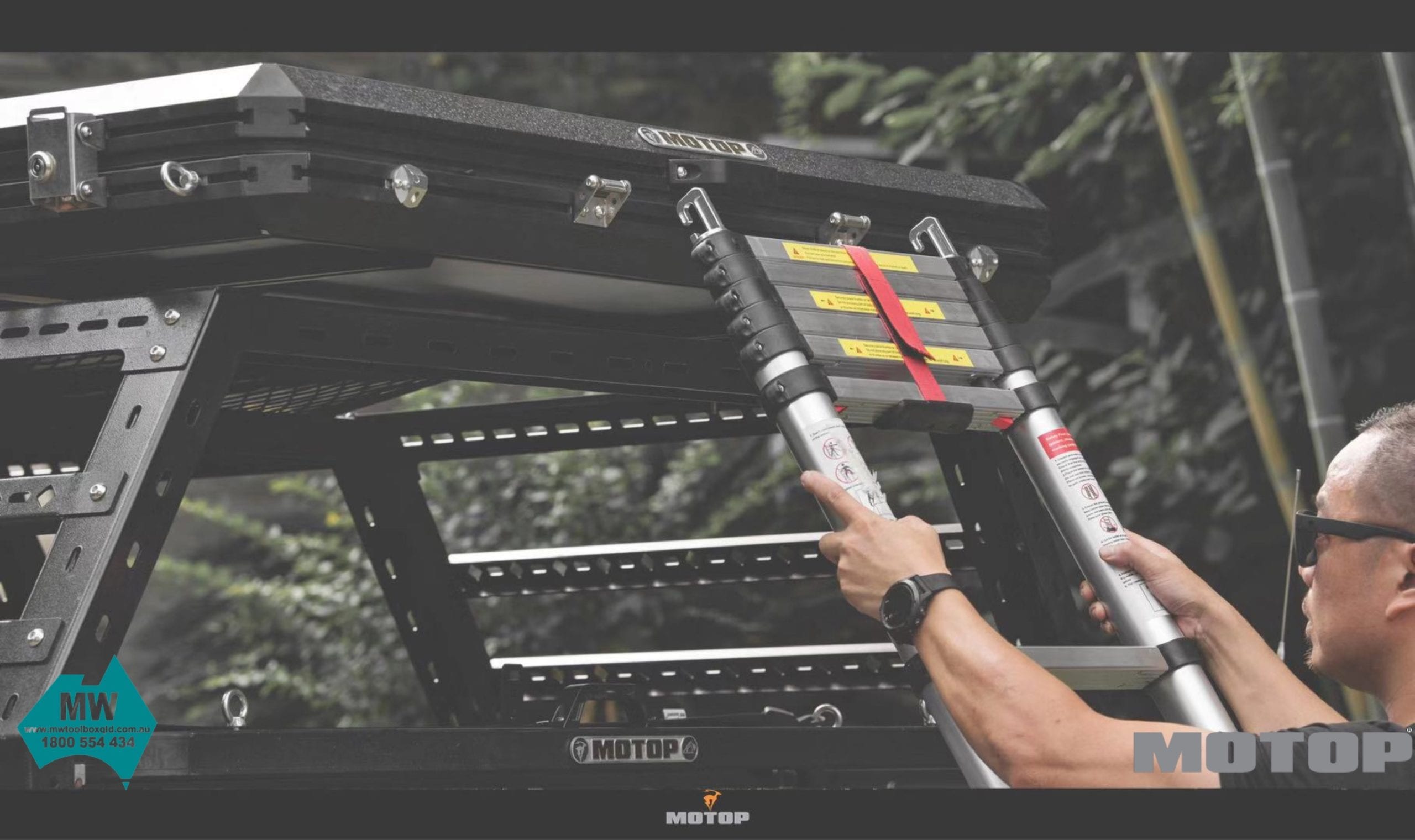 Motop Roof Top Tent Mt 120 V4 Mw Toolbox