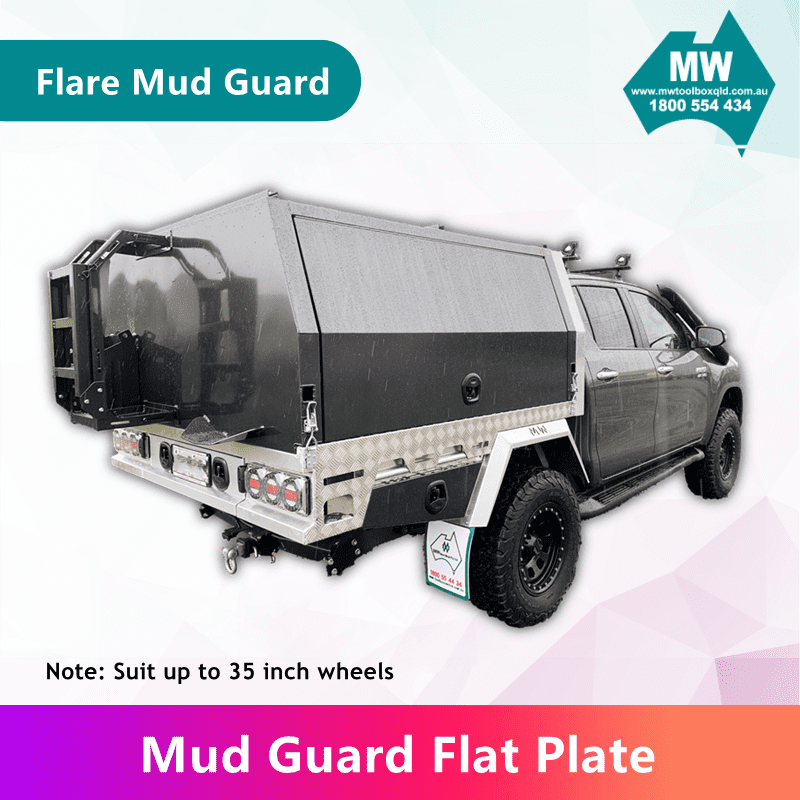 Flare Mud Guards Ute Tray Accessories MW Toolbox