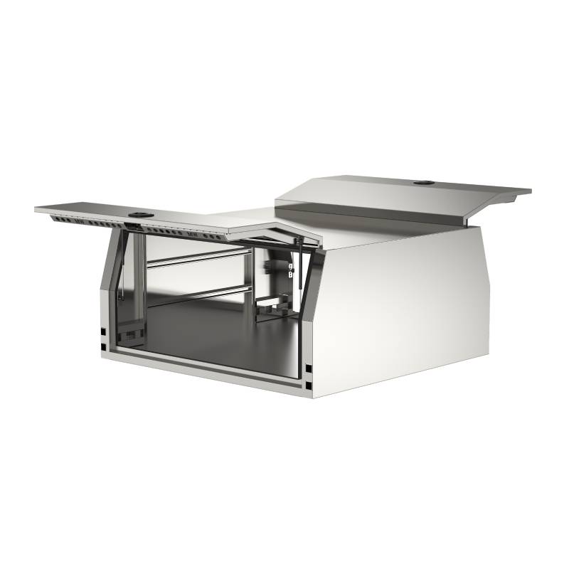 Aluminium Jack Off Ute Canopy Flat Plate Canopy Dual Cab 1800mm Long (2)