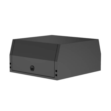 Aluminium Jack Off Ute Canopy Flat Plate Dual Cab 1650mm Long - Black