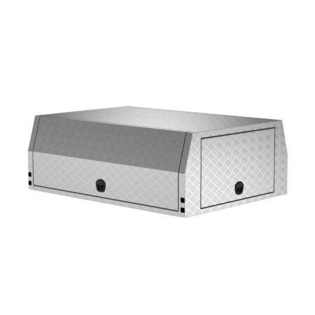 Aluminium Jack Off Ute Canopy Single Cab Checker Plate 2400mm Long