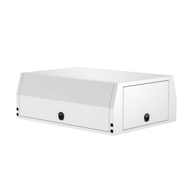 Aluminium Jack Off Ute Canopy Single Cab Flat Plate White 2400mm Long (1)