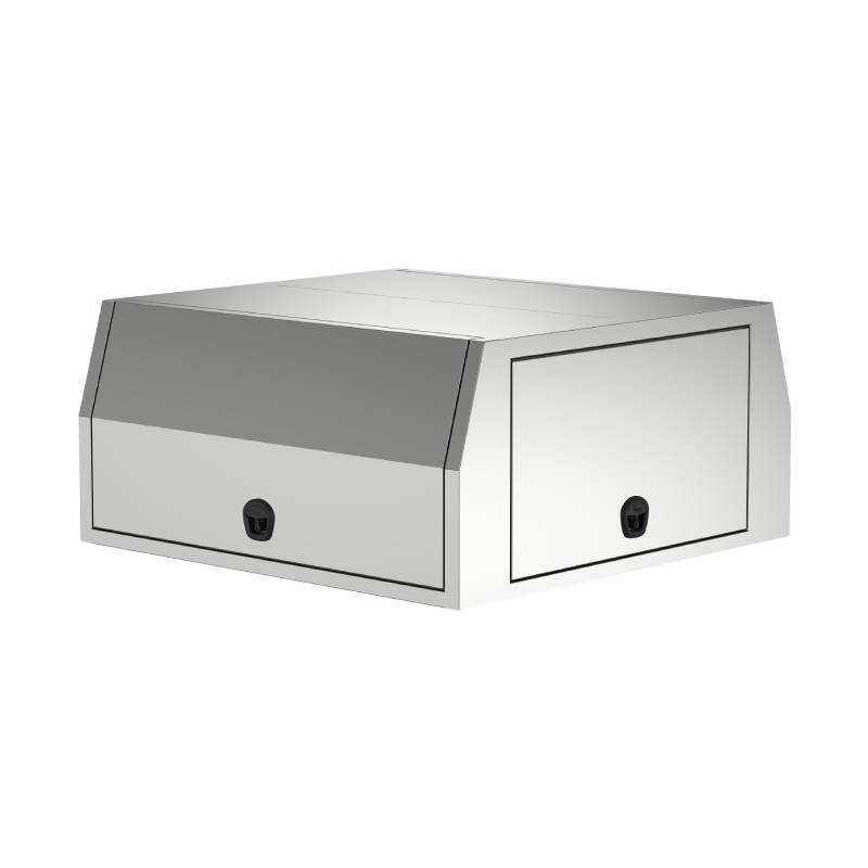 Aluminium Ute Canopy 3-Door Flat Plate Canopy Dual Cab 1800mm Long (non lift-off) (1)
