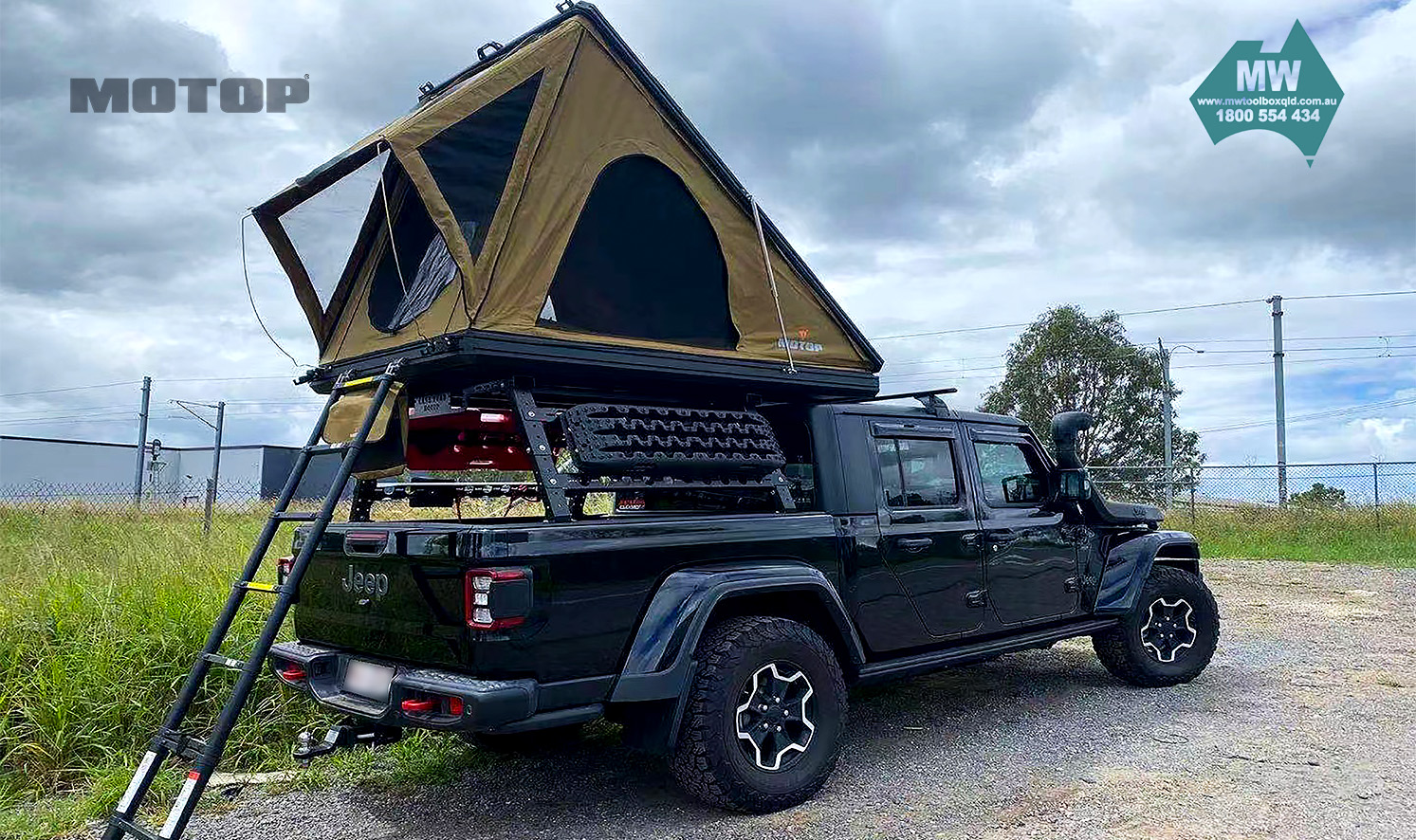 Motop Roof Top Tent MT135 Plus (V4) MW Toolbox