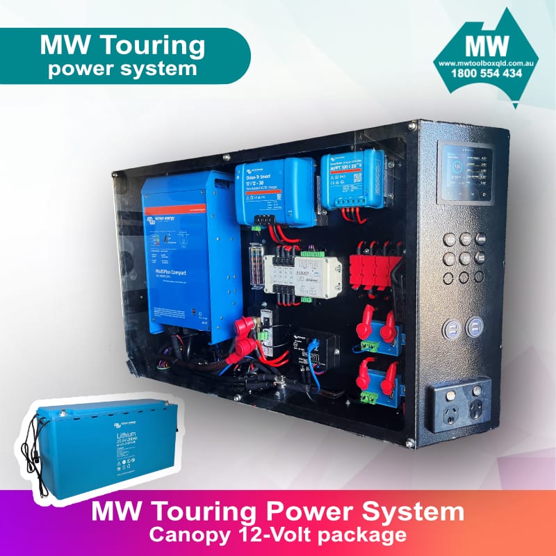MW Touring Canopy Power Package 12v Electrical Dual Battery System MW