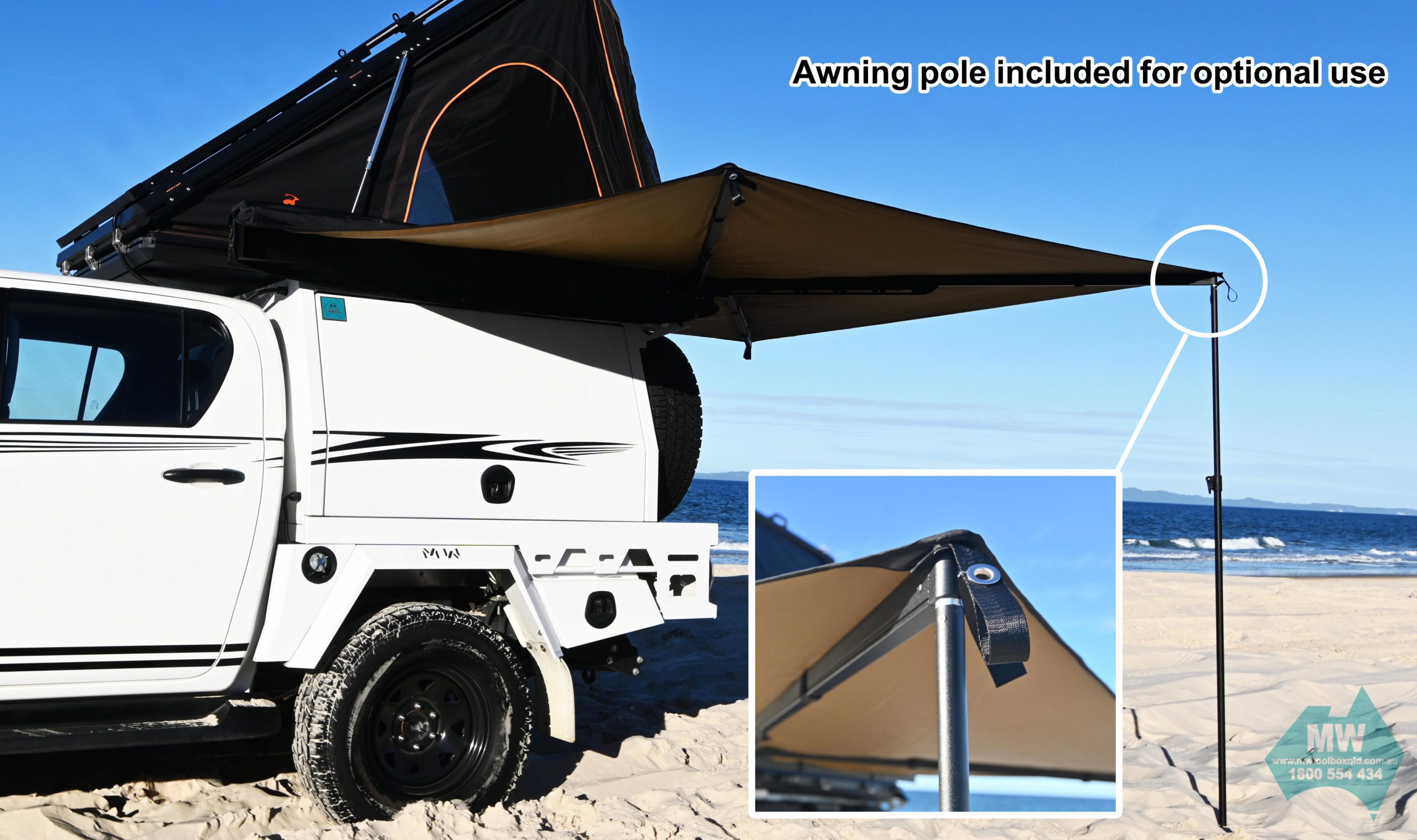 Motop 180 Freestanding Awning MW Toolbox QLD