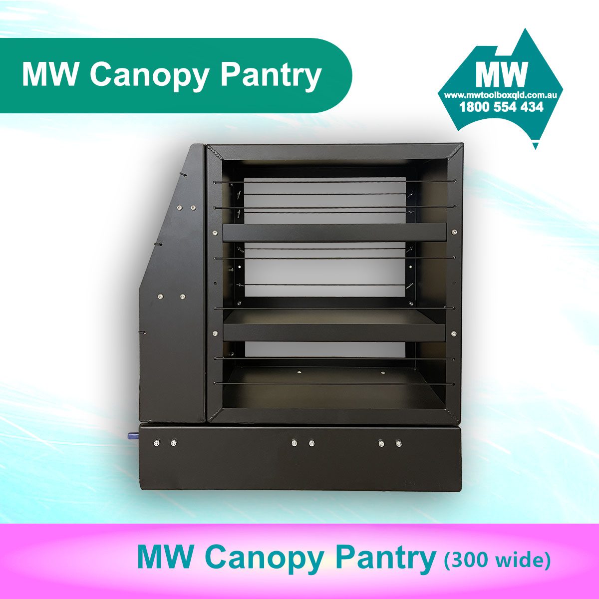 Canopy Pantry (300mm Wide) Canopy Drawer-3