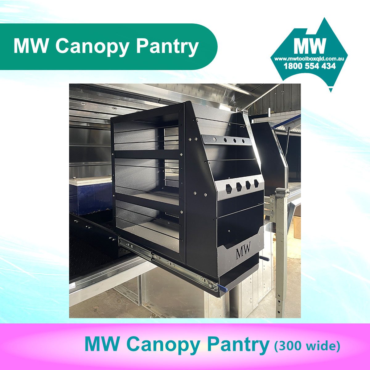 Canopy Pantry (300mm Wide) Canopy Drawer-6