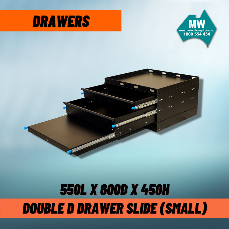 Double D Camping Drawer Black 6