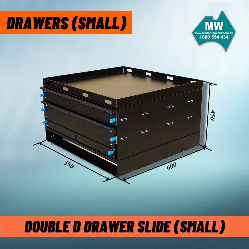 Double D Camping Drawer Black 8