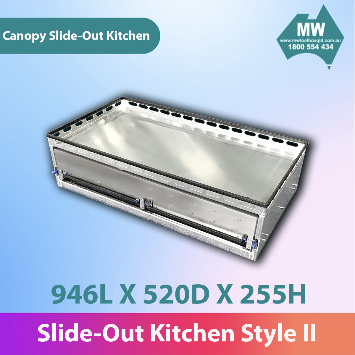MW SLIDE OUT KITCHEN CANOPY KITCHEN STYLE II-1