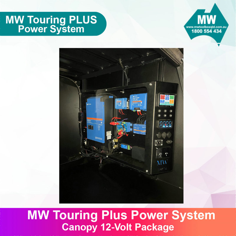 MW Touring Plus Canopy Power Package 12v Electrical Dual Battery System-6