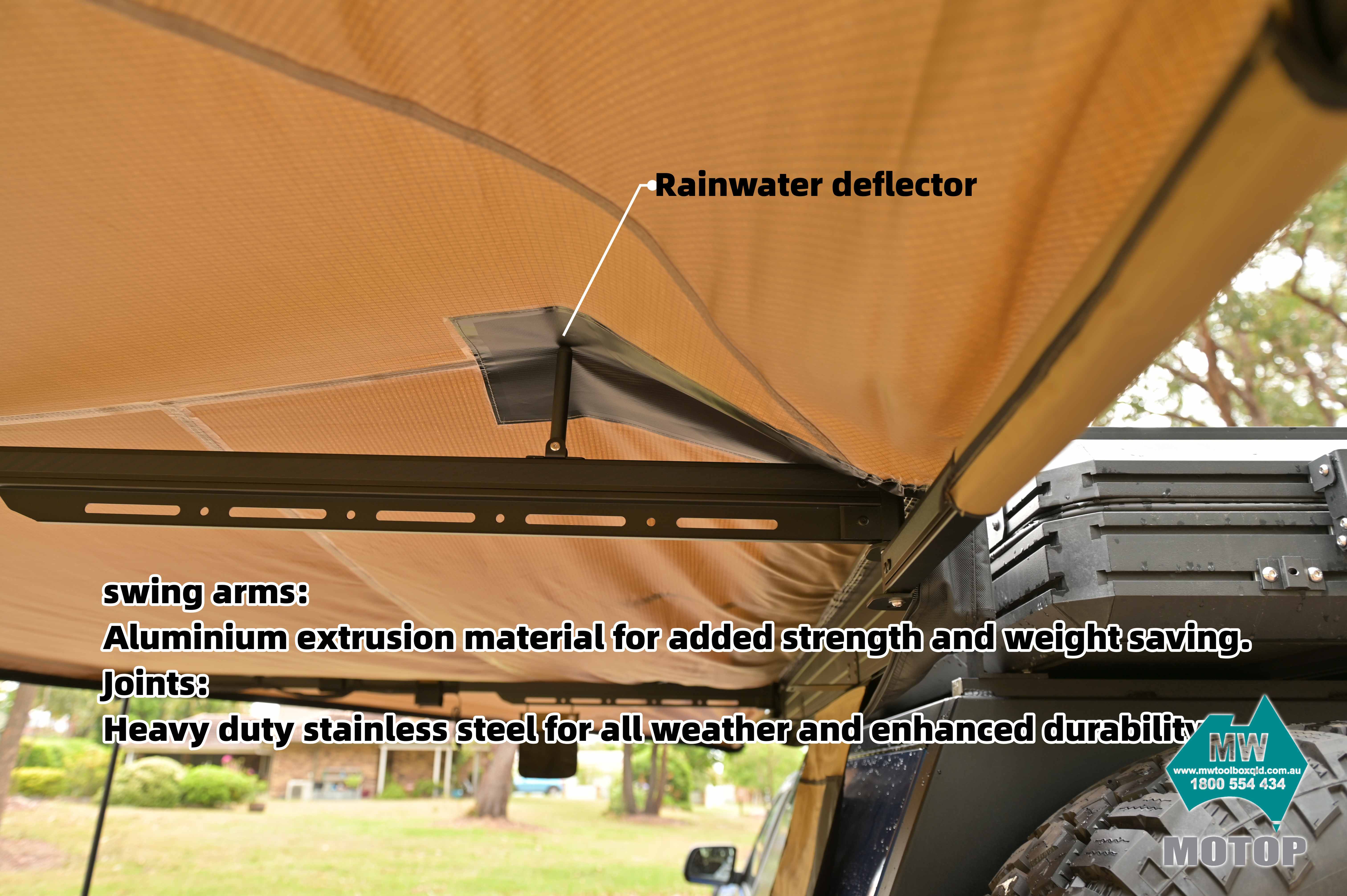 Motop 180 Freestanding Awning MW Toolbox QLD