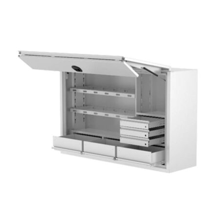 Aluminium Truck Toolbox FTB 2000mm Long (with Drawers & Shelving)
