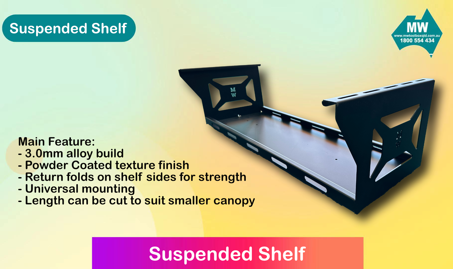 Suspended shelf -1