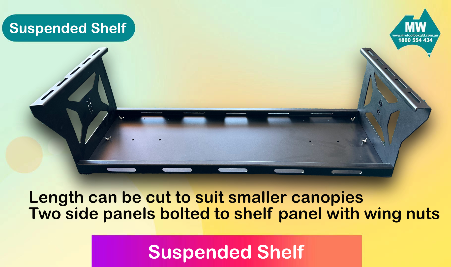 Suspended shelf -3