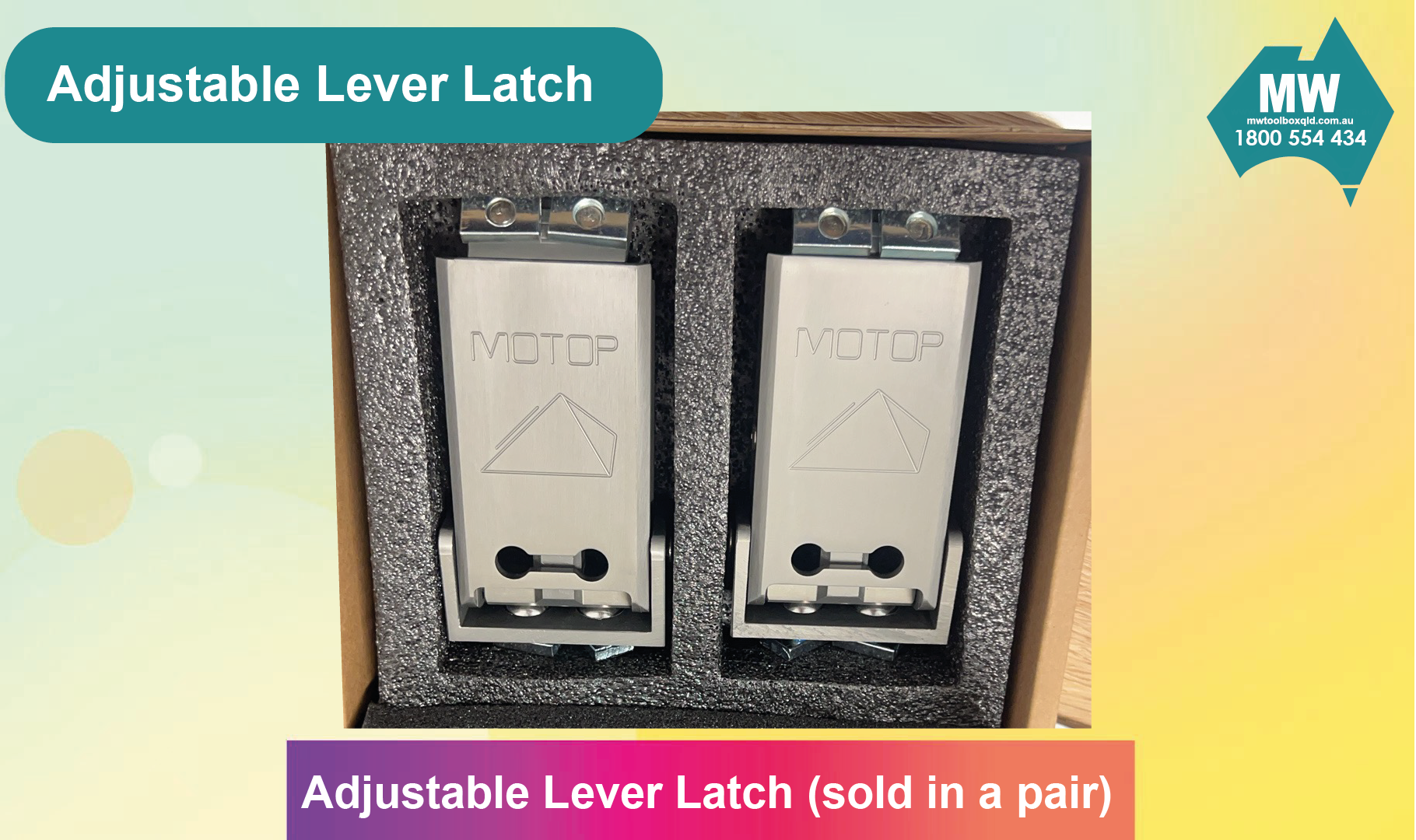 Adjustable Lever Latch 4