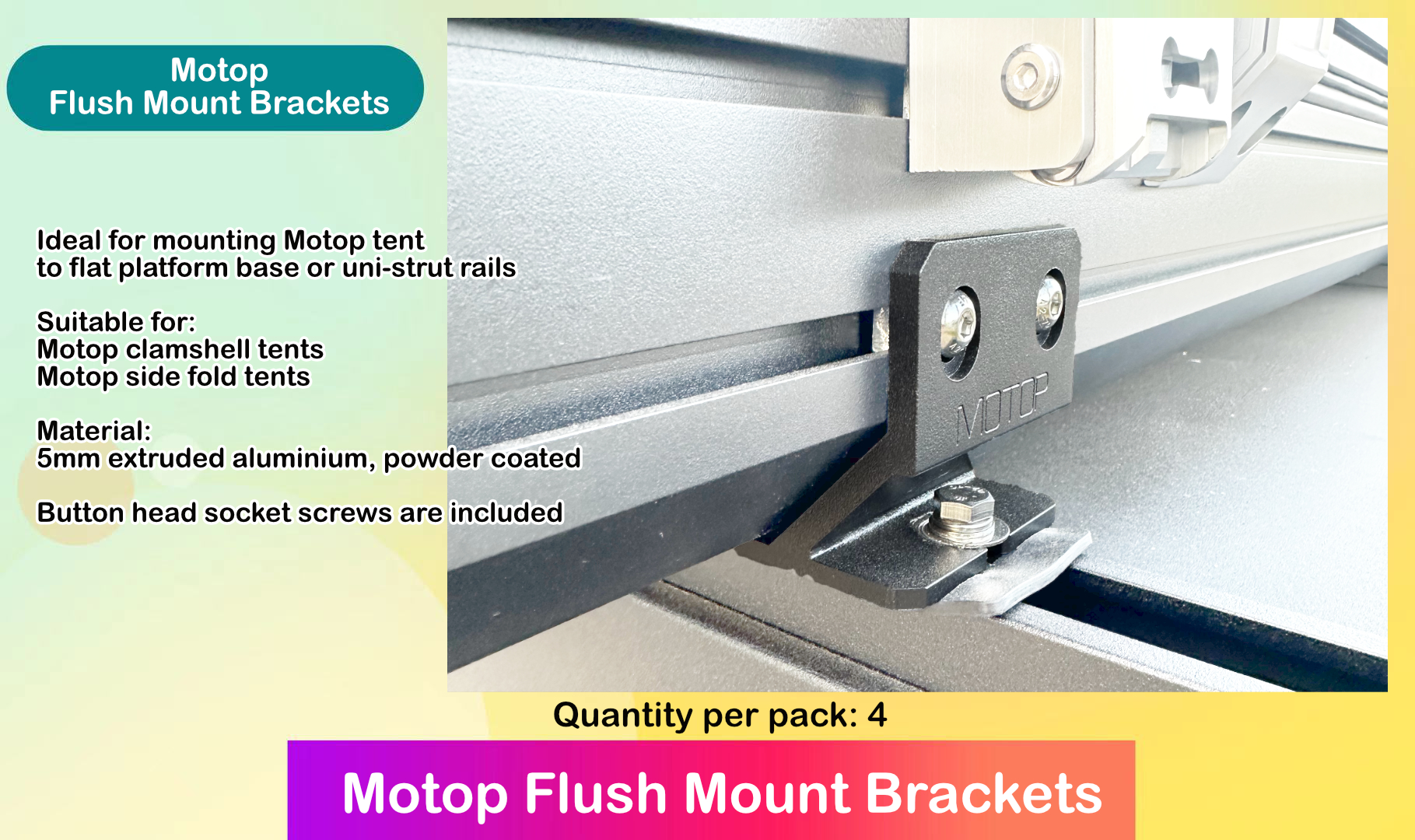 flush mount brackets -3