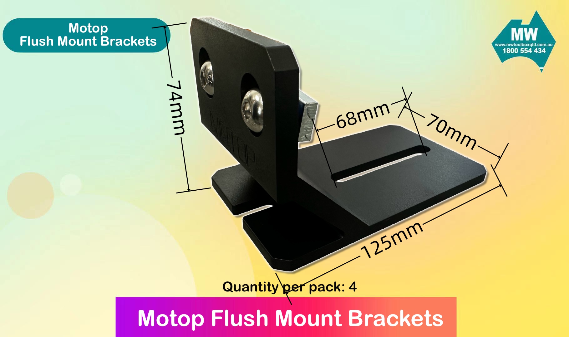flush mount brackets -4