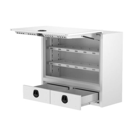 Aluminium Truck Toolbox FTIC 1500mm Long With Drawers and Shelving