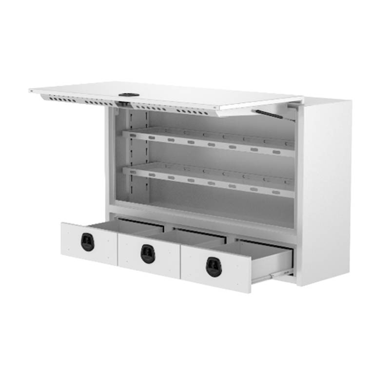 Aluminium Truck Toolbox FTIC 2000mm Long With Drawers and Shelving (1)