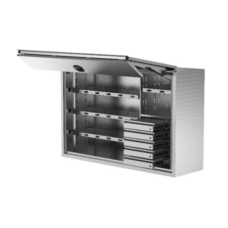 Aluminium Truck Toolbox FTIS 2000mm Long (With Shelving and Drawers)
