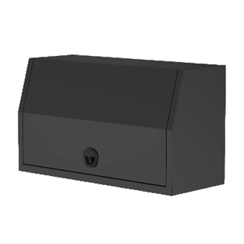 ALUMINIUM FRONT OPENING TOOLBOX WITH 3 BUILT IN DRAWERS- Black Edition (2)