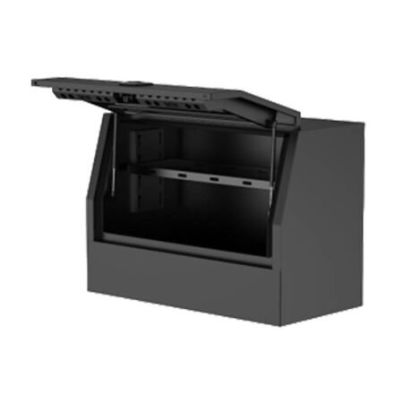 Aluminium Toolbox Half Front Opening Toolbox - Black Edition