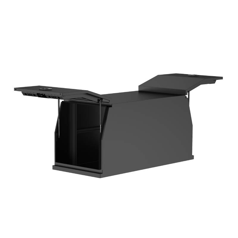 Aluminium Ute Canopy Flat Plate Mini Canopy 800mm - Black Edition (2)