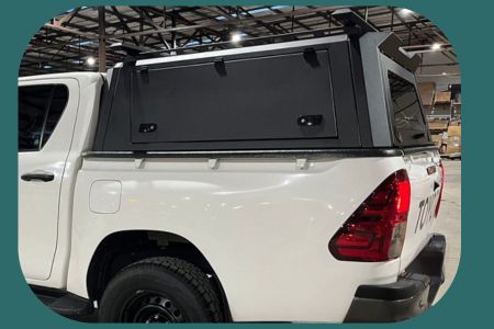 TOYOTA HILUX SR JD N80 2015 - Present / JAC T9 Aluminium Tub Canopy