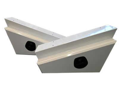 White Series Aluminium Tapered Under Tray Toolbox UTC Boxes